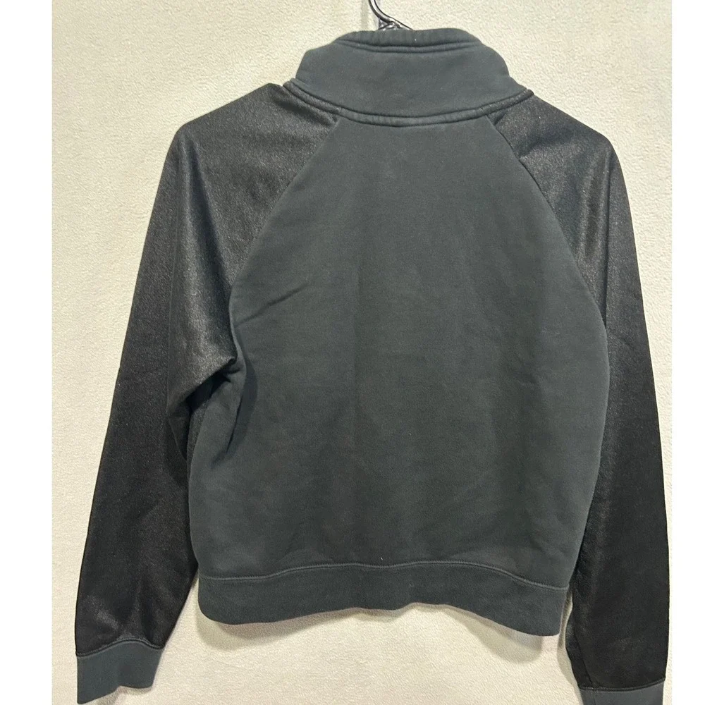 Nike 1/4 Zip Pullover Womens XS Black Sweatshirt Icon‎ Clash Sportswear